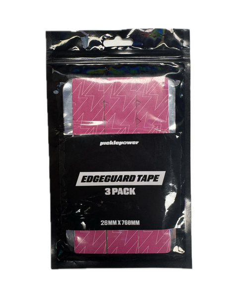 PicklePower Paddle Edge Tape "Pink Power" 3-Pack