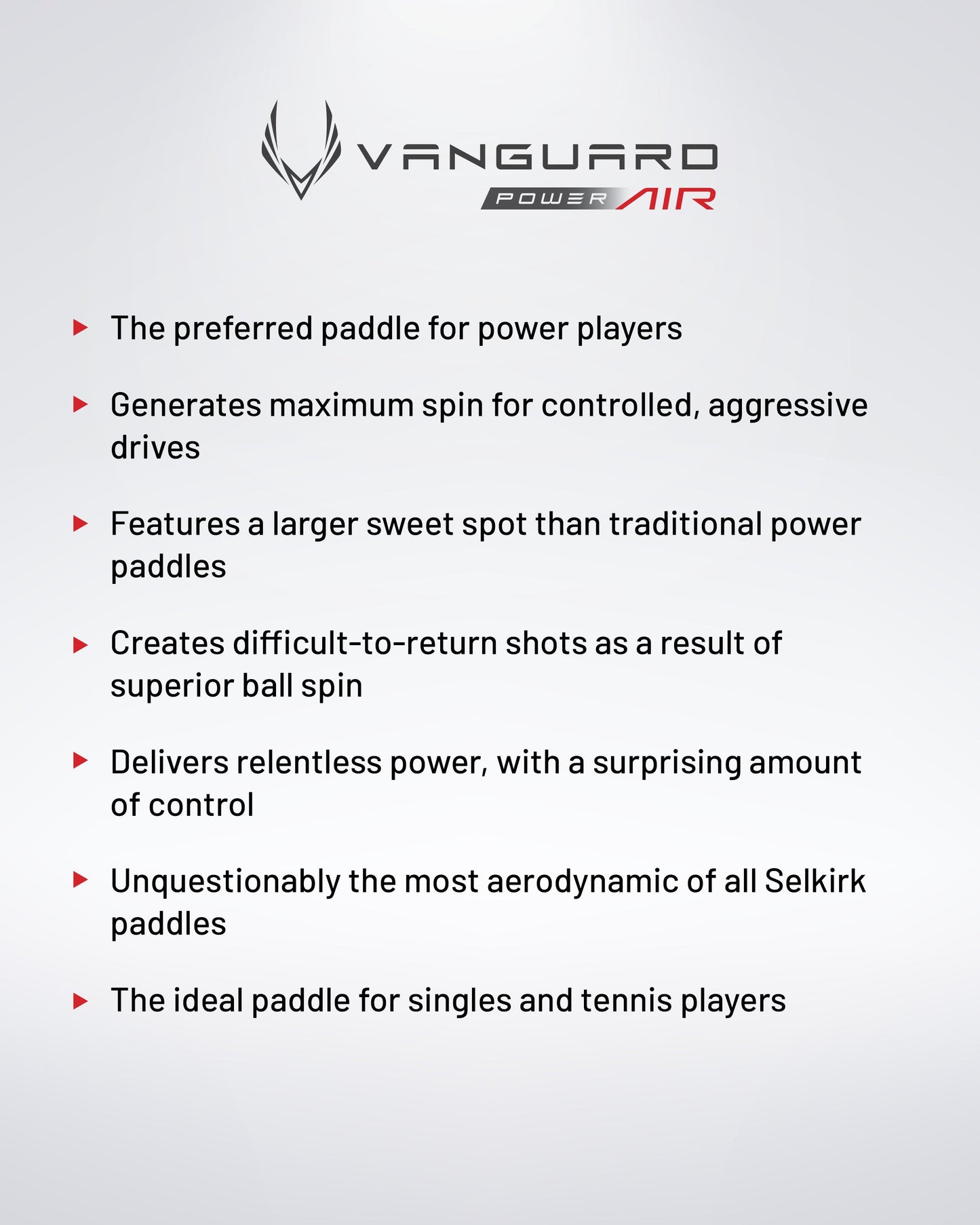 Selkirk Vanguard Power Air - Invikta (USED)